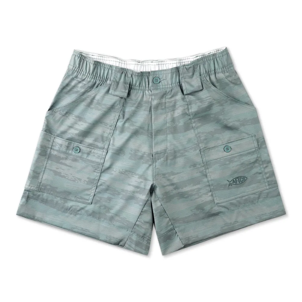 Shorts-AFTCO 6" Camo Original Fishing Shorts for Men (FINAL SALE)