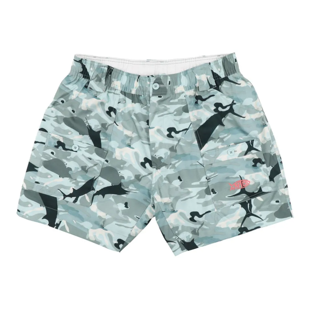 Shorts-AFTCO 6" Camo Original Fishing Shorts for Men (FINAL SALE)
