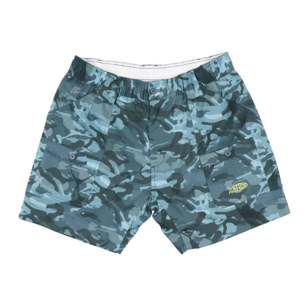 Shorts-AFTCO 6" Camo Original Fishing Shorts for Men (FINAL SALE)