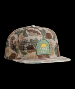 Head & Neckwear-Free Fly Apparel Adventure Outfitters Mesh Hat Vintage Camo