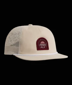 Head & Neckwear|Head & Neckwear-Free Fly Apparel Adventure Outfitters 5-Panel Trucker Stone