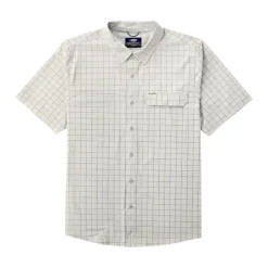 Shirts-AFTCO Air O Mesh Printed SS Button Down Shirt for Men