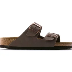 Sandals-Birkenstock Arizona Birkibuc Sandals for Men (Regular) Mocha