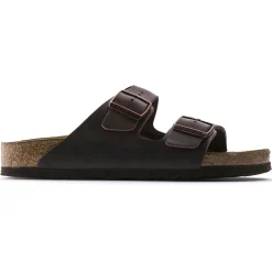 Sandals-Birkenstock Arizona Soft Footbed Oiled Leather Sandals for Men (Regular) Habana
