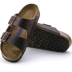 Sandals-Birkenstock Arizona Soft Footbed Oiled Leather Sandals for Men (Regular) Habana