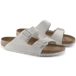 Sandals-Birkenstock Arizona Soft Footbed Suede Leather Sandals