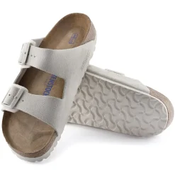 Sandals-Birkenstock Arizona Soft Footbed Suede Leather Sandals