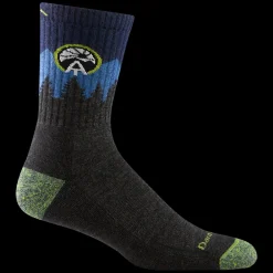 Socks-Darn Tough ATC Micro Crew Cushion Socks for Men Eclipse
