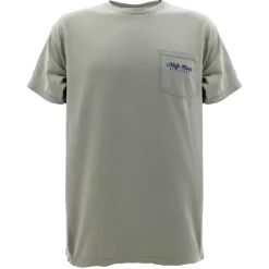 T-Shirts|T-Shirts-Half-Moon Outfitters Badge Logo Short Sleeve Pocket T-Shirt