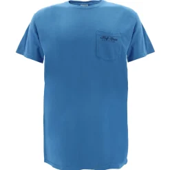 T-Shirts|T-Shirts-Half-Moon Outfitters Badge Logo Short Sleeve Pocket T-Shirt