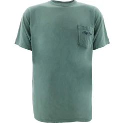 T-Shirts|T-Shirts-Half-Moon Outfitters Badge Logo Short Sleeve Pocket T-Shirt