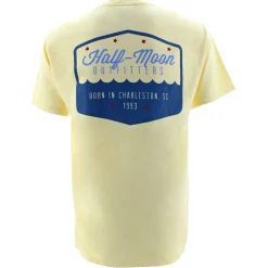 T-Shirts|T-Shirts-Half-Moon Outfitters Badge Logo Short Sleeve Pocket T-Shirt