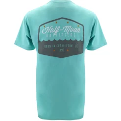 T-Shirts|T-Shirts-Half-Moon Outfitters Badge Logo Short Sleeve Pocket T-Shirt