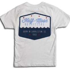 Tops-Half-Moon Outfitters Badge Logo Short Sleeve T-Shirt for Kids