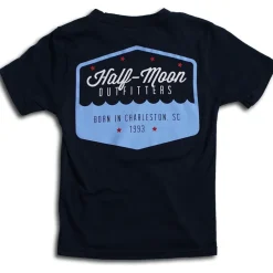 Tops-Half-Moon Outfitters Badge Logo Short Sleeve T-Shirt for Kids