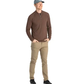 Sweaters & Hoodies|Performance-Free Fly Apparel Bamboo Flex Quarter Zip Pullover for Men