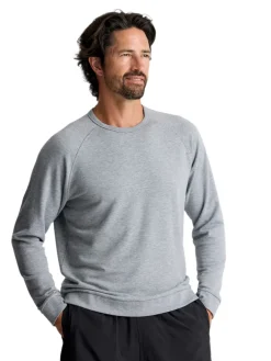 Sweaters & Hoodies-Free Fly Apparel Bamboo Lightweight Fleece Crew for Men