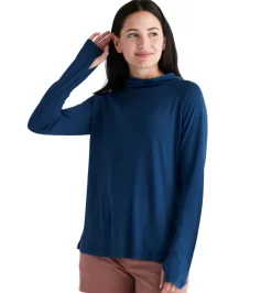 Sweaters & Hoodies|Performance Shirts-Free Fly Apparel Bamboo Lightweight Hoodie II for Women