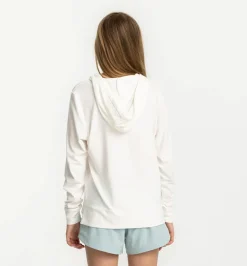 Tops-Free Fly Apparel Bamboo Shade Hoodie for Girls
