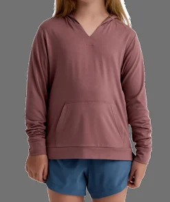 Tops-Free Fly Apparel Bamboo Shade Hoodie for Girls