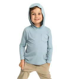 Tops-Free Fly Apparel Bamboo Shade Hoodie for Toddlers