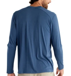 Performance|T-Shirts-Free Fly Apparel Bamboo Shade Long Sleeve Shirt for Men