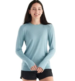 Shirts-Free Fly Apparel Bamboo Shade Long Sleeve Shirt II for Women