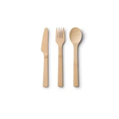 Cookware-Bambu BAMBOO SPOON, KNIFE & FORK SET