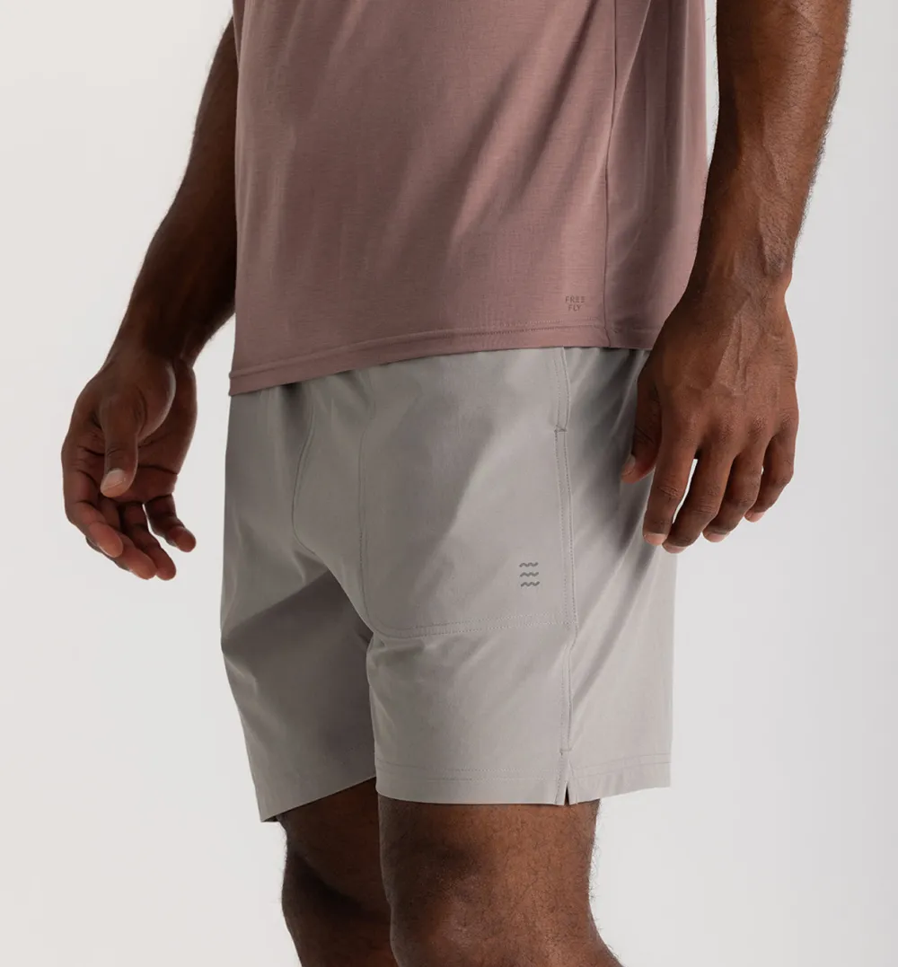 Shorts-Free Fly Apparel Bamboo-Lined Active Breeze Short for Men - 7"