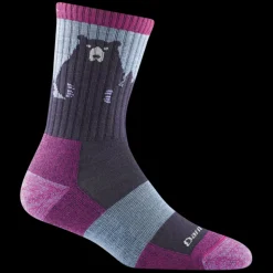 Socks-Darn Tough Bear Town Micro Crew Light Cushion Socks for Women