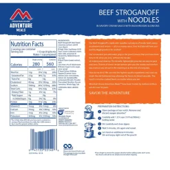 Food-Mountain House Beef Stroganoff One Color