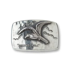 Belts-Howler Brothers Belt Buckle: Seagulls : Limited Edition Silver