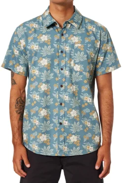 Shirts-Katin Benji Shirt for Men (SALE) Atlantic Green