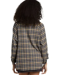 Shirts-Billabong Best Time Long Sleeve Shirt for Women (FINAL SALE) Hemp 2