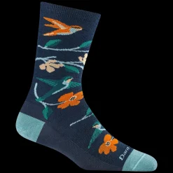 Socks-Darn Tough Birds of a Feather Crew Lightweight Lifestyle Socks for Women