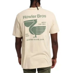 T-Shirts-Howler Brothers Blended Pocket T-Shirt for Men (SALE)