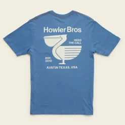 T-Shirts-Howler Brothers Blended Pocket T-Shirt for Men (SALE)