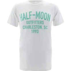 T-Shirts|T-Shirts-Half-Moon Outfitters Block Short Sleeve T-Shirt