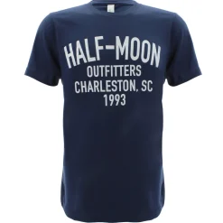 T-Shirts|T-Shirts-Half-Moon Outfitters Block Short Sleeve T-Shirt