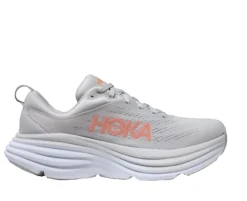 Shoes-Hoka Bondi 8 Shoes for Women Harbor Mist/Lunar Rock