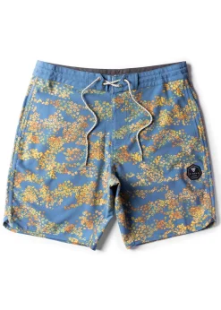 Swimwear|Shorts-Vissla Botanica 18.5" Boardshorts for Men (SALE) Dark Denim