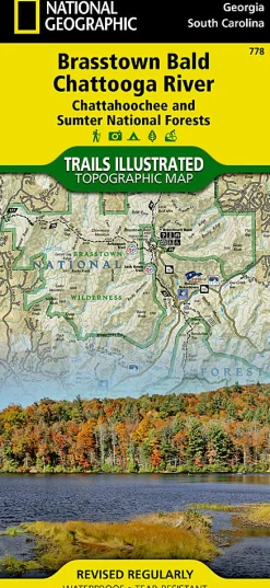 Literature-Trails Illustrated Brasstown Bald/Chattooga River Map None