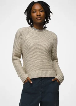 Sweaters & Hoodies-Prana Cades Cove Sweater for Women (SALE) Oatmeal