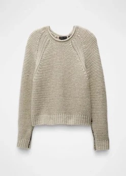 Sweaters & Hoodies-Prana Cades Cove Sweater for Women (SALE) Oatmeal