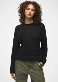 Sweaters & Hoodies-Prana Cades Cove Sweater for Women (SALE) Charcoal