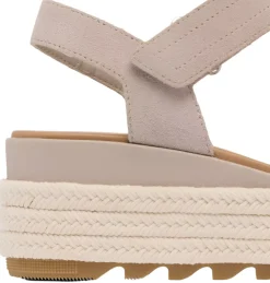 Sandals-Sorel Cameron Flatform Wedge Sandal for Women Crushed Clay, Gum