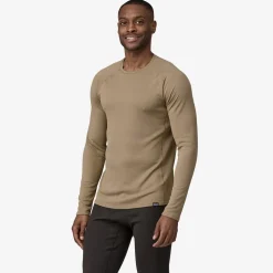 Baselayers & Underwear|Performance-Patagonia Capilene Midweight Crew for Men Seabird Grey