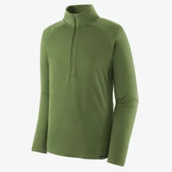 Baselayers & Underwear|Performance-Patagonia Capilene Midweight Zip-Neck for Men (SALE) Terrain Green