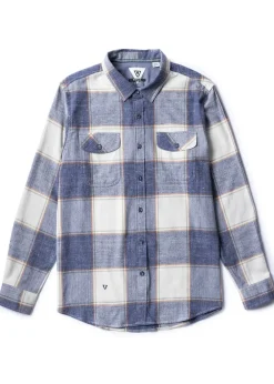 Shirts-Vissla Central Coast Eco Long Sleeve Flannel for Men (SALE)