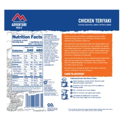 Food-Mountain House Chicken Teriyaki with Rice One Color